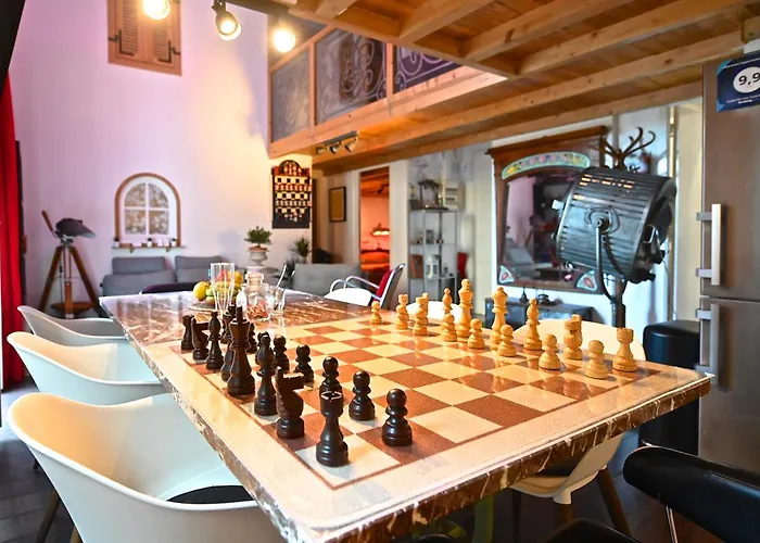 Duplex 6 Clim Wifi Sauna شقة